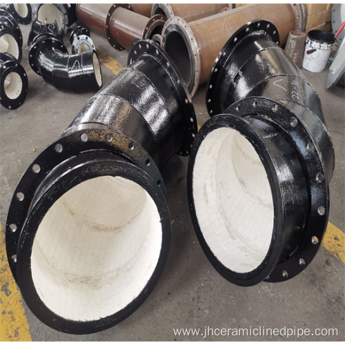 Ceramic pipe for conveying clean coal